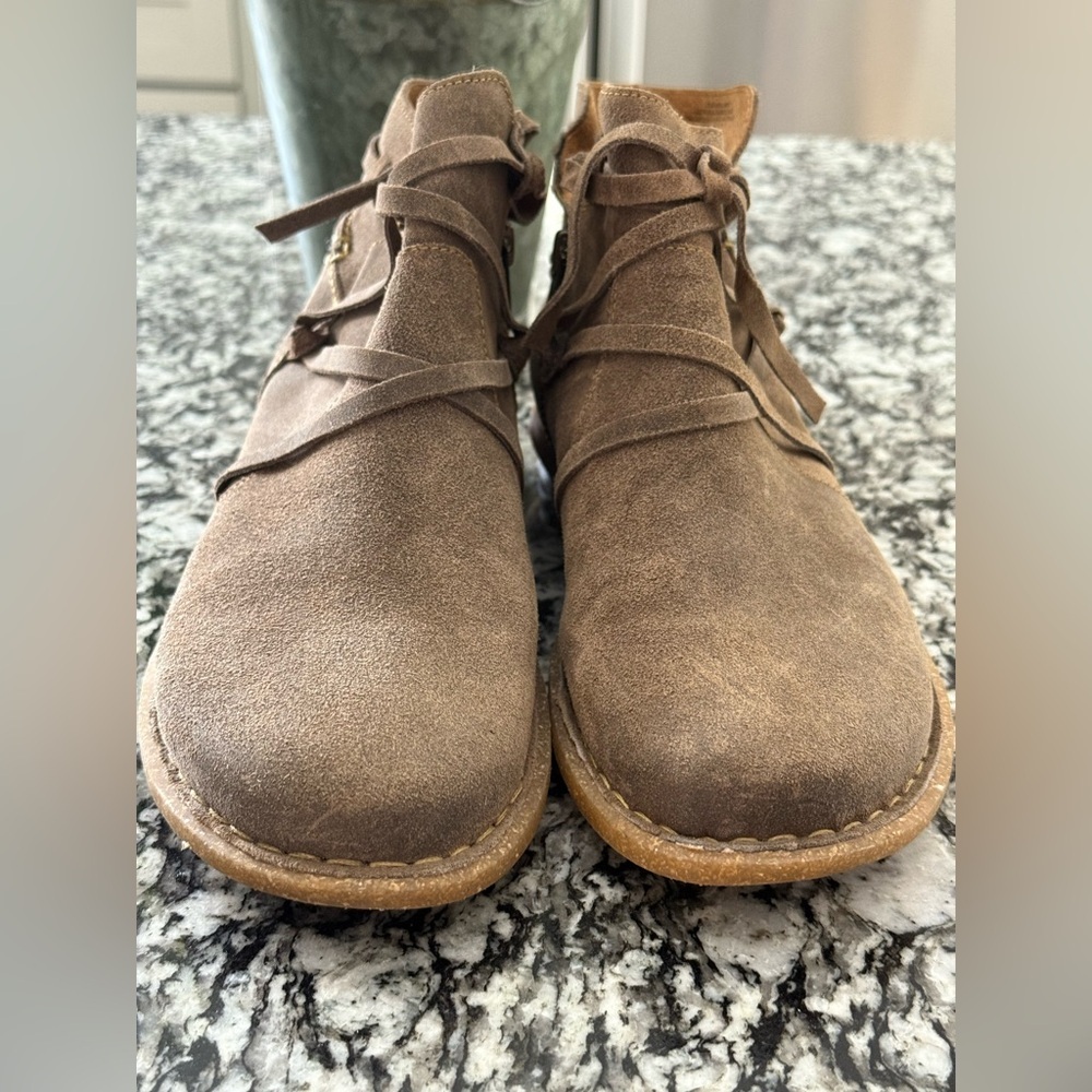 Born Women's Taupe Ankle Booties - Picture 3 of 13